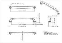 Weser 160 mm cc Bar Pull 410-160MB