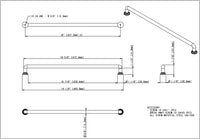 Davis 18'' cc Bar Pull 387-18BG