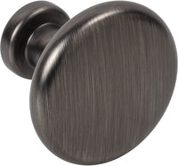 Weser 1-3/8'' diam Mushroom Knob 410BNBDL