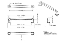 Fontana 160 mm cc Bar Pull 782-160MB