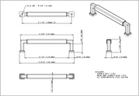 Nash 128 mm cc Bar Pull 229-128MB