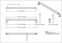 Nash 18'' cc Bar Pull 229-18SN