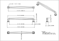 Fontana 224 mm cc Bar Pull 782-224SBZ