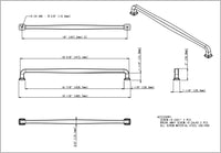Fontana 18'' cc Appliance Pull 782-18DBAC