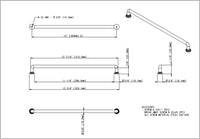 Davis 305 mm cc Bar Pull 387-305BG