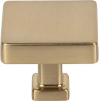 Nash 1-3/8'' diam Square Knob 229SBZ