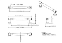 Jules 128 mm cc Bar Pull 132-128MB