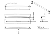 Jules 305 mm cc Bar Pull 132-305MB