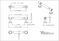 Jules 96 mm cc Bar Pull 132-96MB