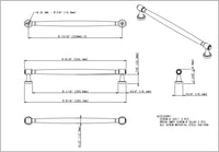 Jules 224 mm cc Bar Pull 132-224SN