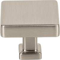 Nash 1-3/8'' diam Square Knob 229SN