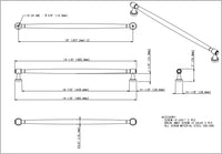 Jules 18'' cc Appliance Pull 132-18MB