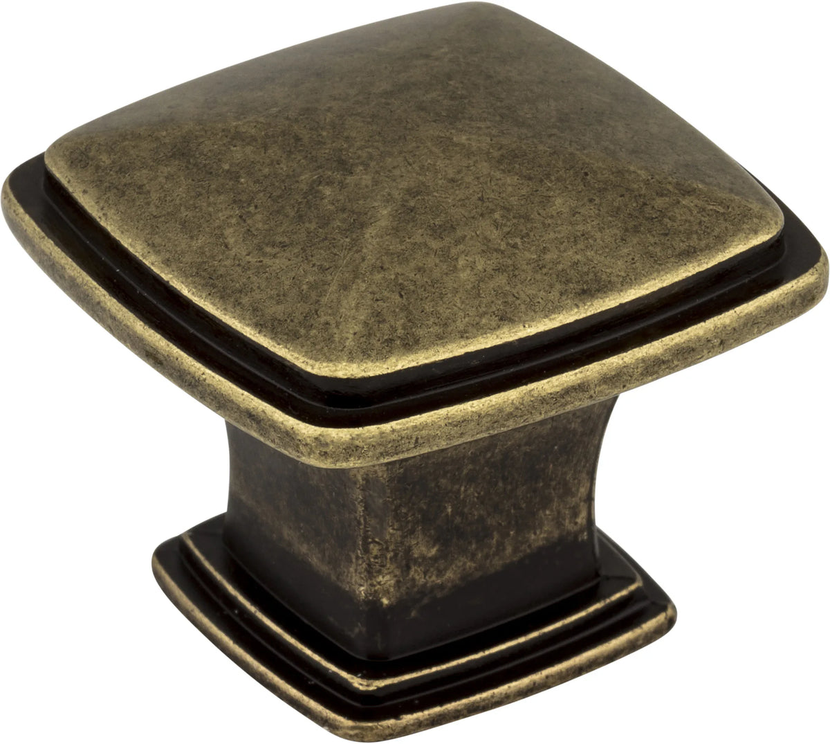 Milan 1-3/16'' Length Square Knob 1091AEM