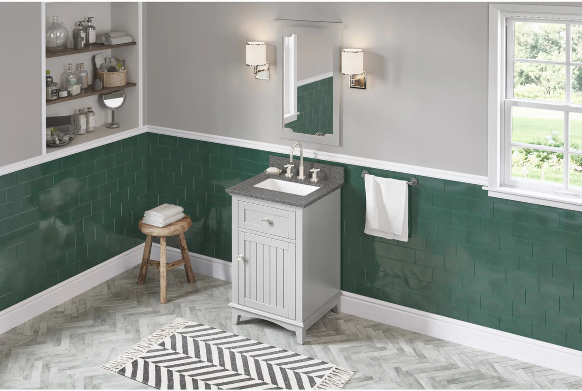 Savino 24'' Vanity, undermount rectangle bowl