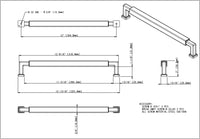 Nash 12'' cc Bar Pull 229-12MB