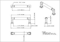 Ogden 96 mm cc Bar Pull 929-96MB