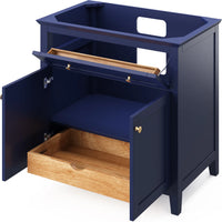 Chatham 36'' Grey Vanity, Calacatta Vienna Quartz Vanity Top, undermount rectangle bowl VKITCHA36GRCQR