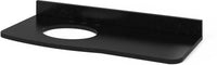 Compton 48'' Walnut Vanity, -only Black Granite Vanity Top, undermount oval bowl VKITCOM48WABGO