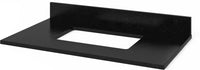 Chatham 36'' White Vanity, Black Granite Vanity Top, undermount rectangle bowl VKITCHA36WHBGR