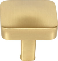 Whitlock 1-1/4'' Diameter Square Knob 905BG