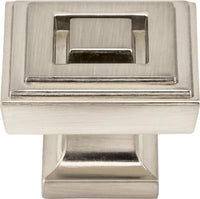 Delmar 1-1/4'' Length Square Knob 585L-SN