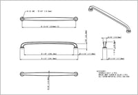 Weser 224 mm cc Bar Pull 410-224MB
