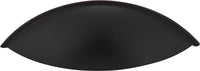 Bordeaux 96 mm cc Cup/Bin Pull 8236BLK