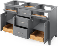 Chatham 60'' Grey Vanity, double bowl VN2CHA-60-GR-NT