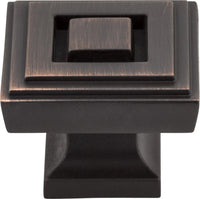 Delmar 1-1/4'' Length Square Knob 585L-DBAC