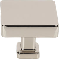Nash 1-3/8'' diam Square Knob 229NI