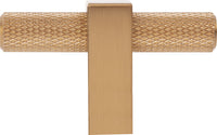 Larkin 3 Larkin Knurled 2-3/8'' Length Bar Knob 498T-SBZ