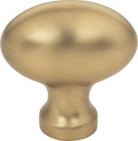 Lyon 1-9/16'' Length Oval Knob 3991SBZ