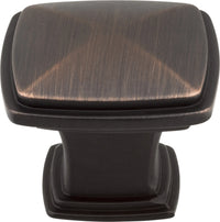 Milan 1 1-3/16'' Length Square Knob 1091DBAC