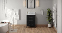 Katara 24'' Black Vanity VN2KAT-24-BK-NT