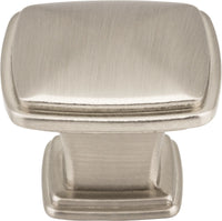 Milan 1 1-3/16'' Length Square Knob 1091SN