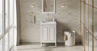 Percival 24'' White Vanity VN2PER-24-WH-NT