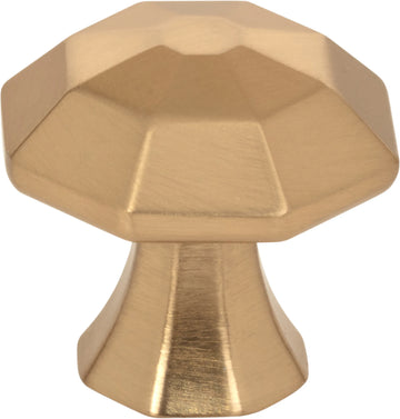 Wheeler 1-1/4'' Length Geometric Knob 678SBZ