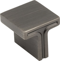 Anwick 1-1/8'' Length Square Knob 867L-BNBDL