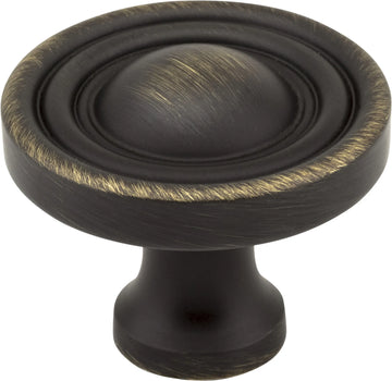 Bella 1-3/8'' diam Mushroom Knob 818ABSB