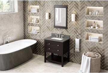 Astoria 30'' Vanity, undermount rectangle bowl
