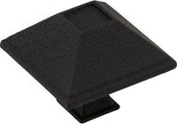 Tahoe 1-1/2'' Length Square Knob 602BLK