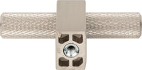 Larkin 3 Larkin Knurled 2-3/8'' Length Bar Knob 498T-SN