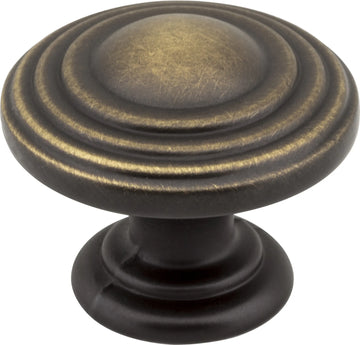 Bremen 1-1/4'' diam Mushroom Knob 137ABSB