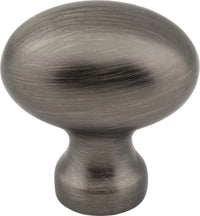 Bordeaux 1-3/16'' Length Oval Knob 3990-BNBDL