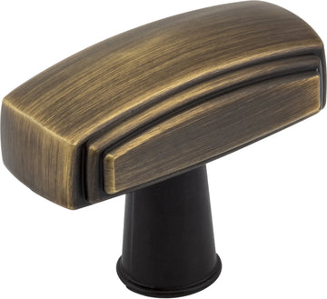 Delgado 1-9/16'' Length Rectangle Knob 519ABSB