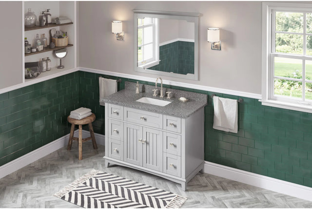 Savino 48'' Vanity, undermount rectangle bowl