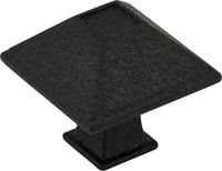 Tahoe 1-1/4'' Length Square Knob 602S-BLK