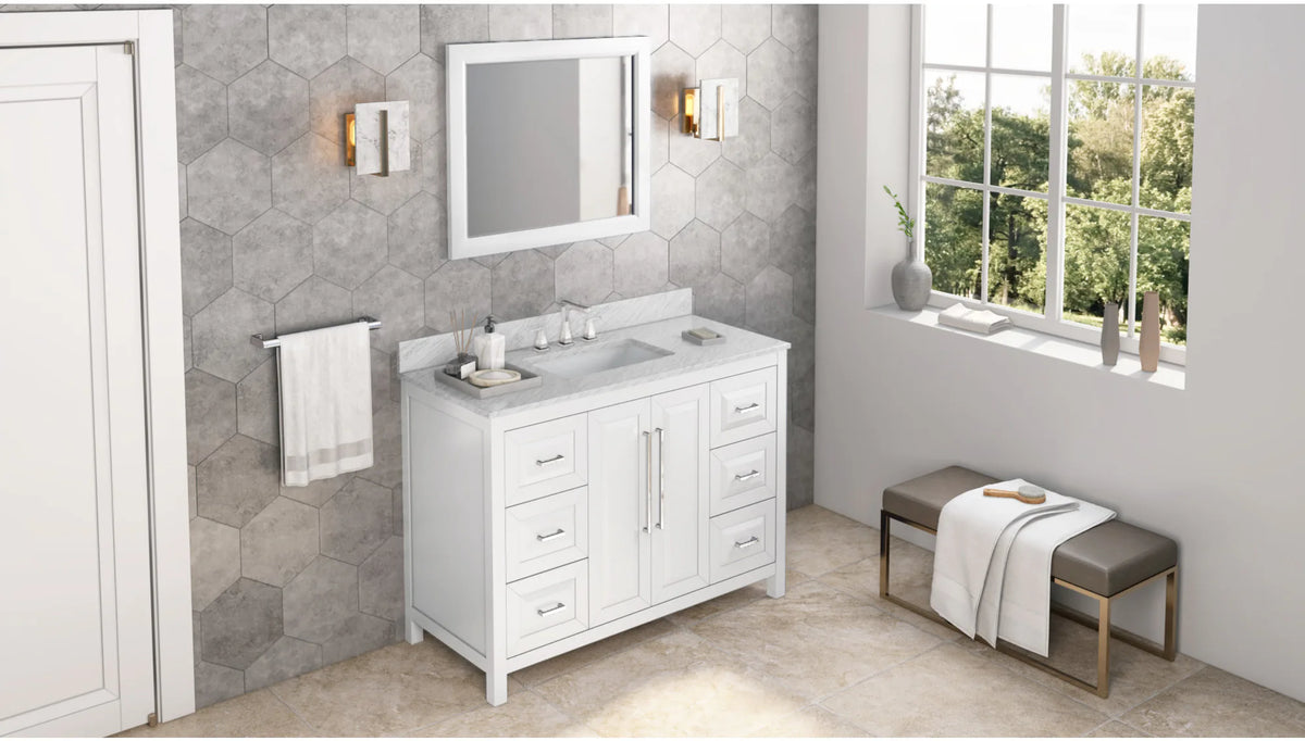 Cade 48'' White Vanity VN2CAD-48-WH-NT