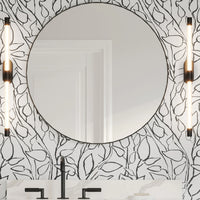 2nd Gen Metal Mirrors 30'' x 1'' Circular Metal Frame mirror