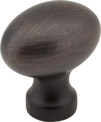 Bordeaux 1-3/16'' Length Oval Knob 3990-DBAC